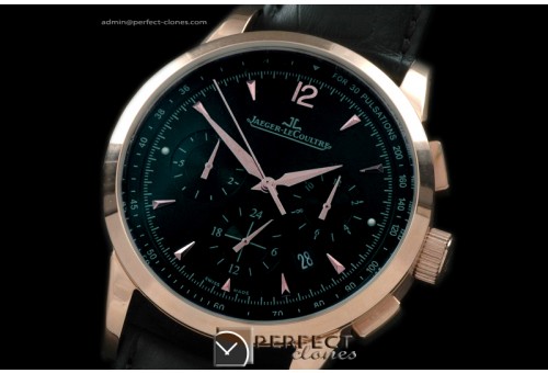 JL00167 Master Chronograph RG/LE Black Asian 23J Automatic