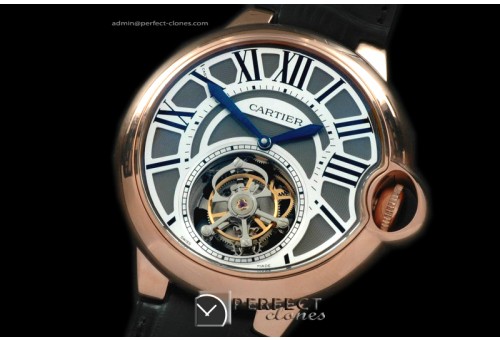 CARBA00027 Ballon de Cartier Tourbillon RG/LE Grey Flying Tour