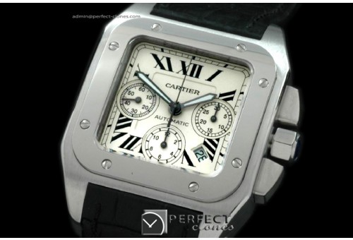 CARS00001 Santos 10Chrono SS/LE White Asian 7753