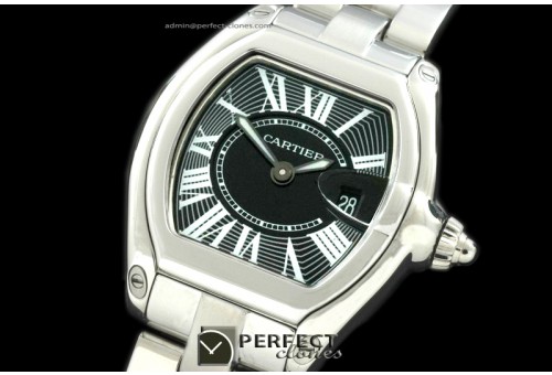 CARR00123 Roadster Ladies SS/SS Black Swiss Quartz