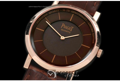 PI01059 Altiplano Ultra Thin RG/LE Brown Jap Quartz