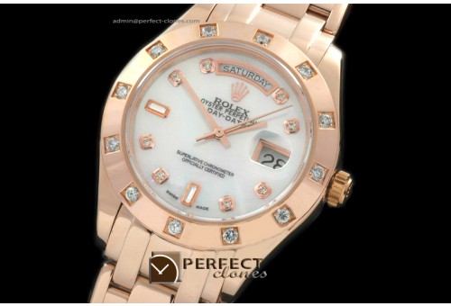 RLMPMR01111 RG 12 Diam Bez MOP White Diam Swiss Eta 2836-2