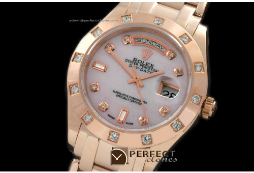 RLMPMR01112 RG 12 Diam Bez MOP Pink Diam Swiss Eta 2836-2