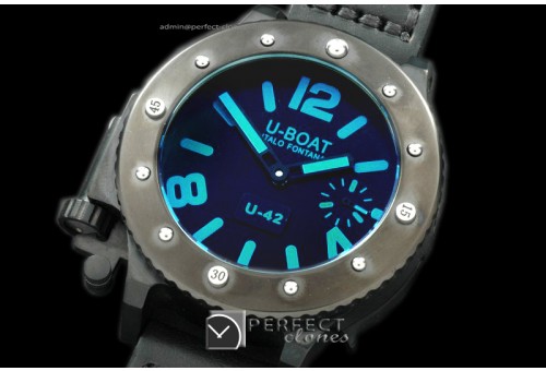 U42-01014 U42 PVD/LE Black/Blue 52mm Asian 6497 H/W