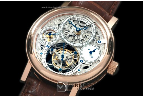 BR00076 Jubilee Calender Tourbillon RG/LE Skeleton Flying Tourbi