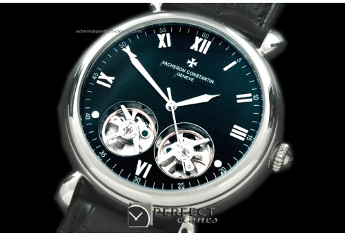 VCM10002 Malte Duo Tourbillon SS/LE Black Asian 2813