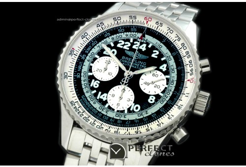 BLNVC10002 Navitimer Cosmonaute SS/SS Black Asia 7750