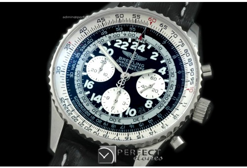 BLNVC10002L Navitimer Cosmonaute SS/LE Black Asia 7750
