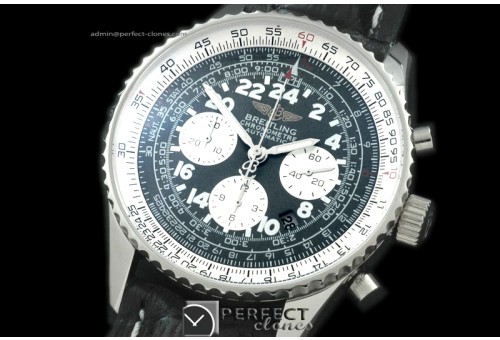 BLNVC10004L Navitimer Cosmonaute SS/LE Grey Asia 7750