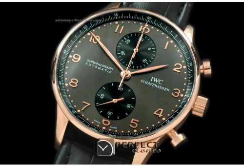IWPG10013 Portuguese Chrono RG/LE Grey A-775New Improved