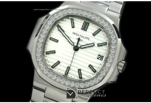 PP00006S Nautilis Jumbo SS/SS/Diam White Swiss SW 200