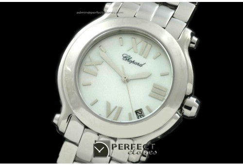CP0012Happy Sports SS/SS MOP White Original Swiss Quartz