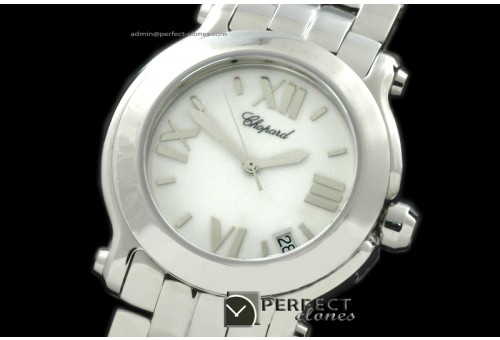CP00119 Happy Sports SS/SS White Original Swiss Quartz