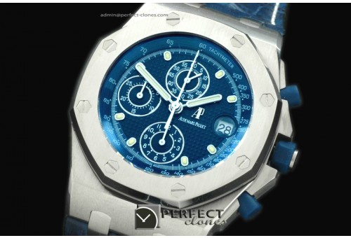 AAP10071 Royal Oak Chronograph SS/LE Blue A-7750