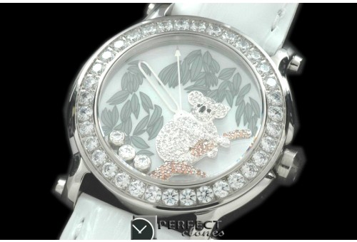 CP00052L Happy Sports Animal Kingdom SS/LE Diam White Swiss Qtz