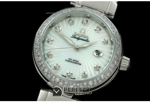 OMDEL00026L Deville Ladymatic SS/LE/DIA Wht S-2671