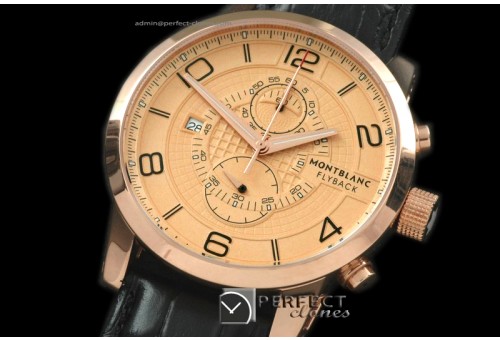 MB10049 Timewalker Flyback Chrono RG/LE Gold Quartz Chrono