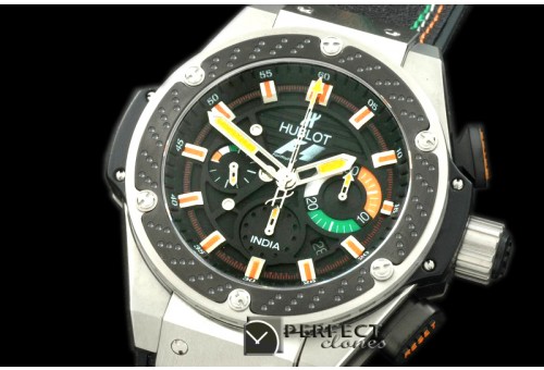 HBKP10021 King Power F1 India SS/LE Black A-7750