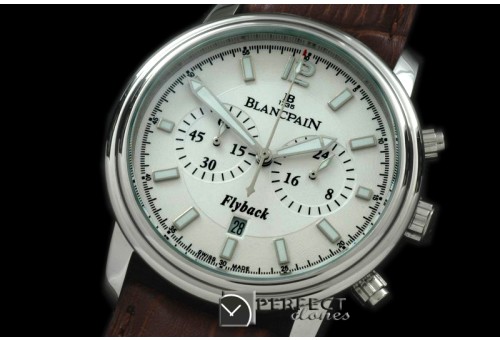 BP10031 Lemans Flyback Chrono SS/LE White Jap OS2Quartz