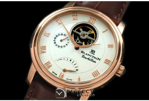 BP10046 Villaret Tourbillon RG/LE White Asian 2813