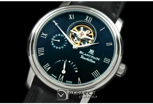 BP10043 Villaret Tourbillon SS/LE Black Asian 2813