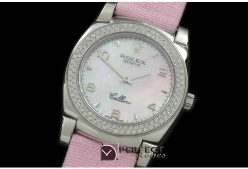 RLCL00124D Ladies Cellini SS/LE/Diam MOP Pink Num Swiss Quartz