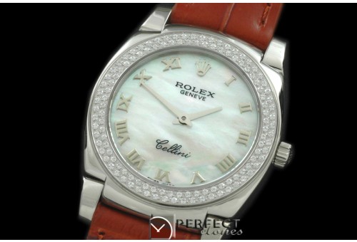 RLCL00103D Ladies Cellini SS/LE/Diam MOP White Swiss Quartz