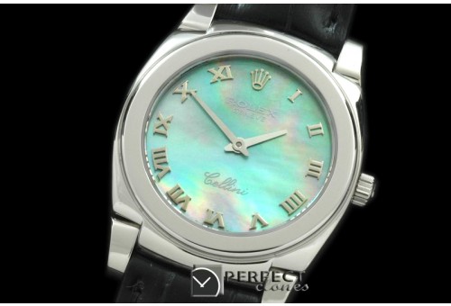 RLCL0011Ladies Cellini SS/LE MOP Green Swiss Quartz