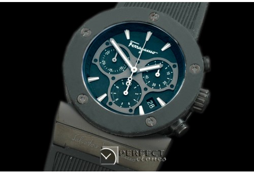 FGM01017 Gaucino Men Chrono CER/RU White Swiss Quartz /Boxset