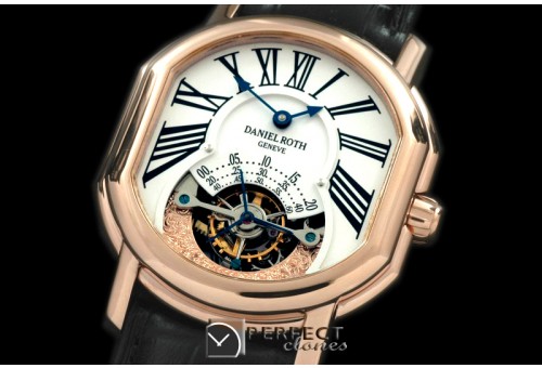 DR10006 Tourbillon 8 Days RG/LE White F-Tourbi