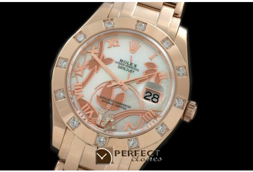 RLMPMFR06001 2011 Flora 12-Diam RG P-White Swiss Eta 2836-2