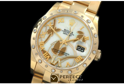 RDJMF06001 2011 Flora Oyster/Diam YG P-White Swiss Eta 2836-2