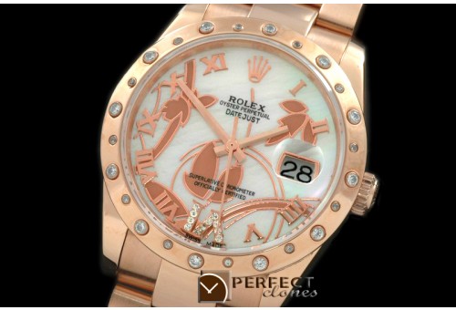 RDJMFR06001 2011 Flora Oyster/Diam RG P-White Swiss Eta 2836-2