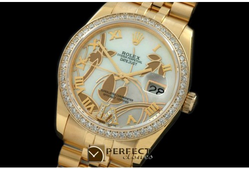 RDJMF06051 2011 Flora Jubilee/Diam YG P-White Swiss Eta 2836-2