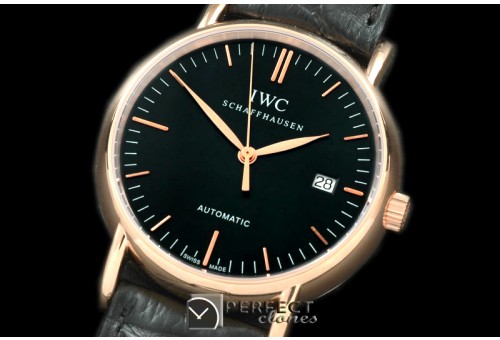 IWPT01012 Portofino Automatic RG/LE Black Asia 2892
