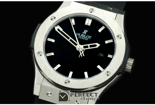 HBFS10001 Classic Fusion SS/RU Steel Bez Black Asia 2824
