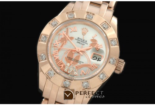RLMPLFR06001 2011 Flora 12-Diam RG P-White Swiss Eta 2671-2