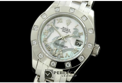 RLMPLS06001 2011 Flora 12-Diam SS P-White Swiss Eta 2671-2