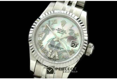RDJLS06041 2011 Flora Jubilee/Fluted SS P-White Swiss Eta 2671-2