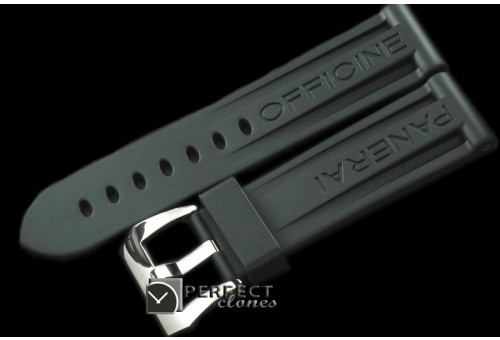 PNA01009 24/22 Rubber Strap / SS Buckle for 44mm Pams