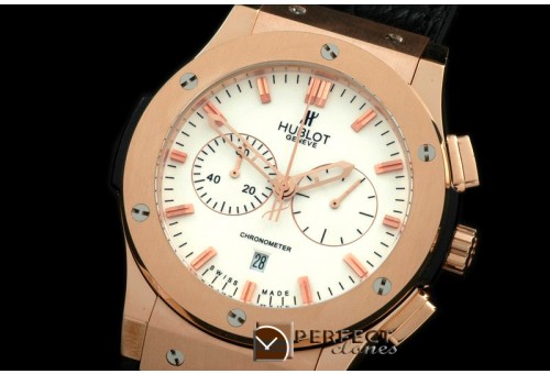 HBFSC10011 Classic Fusion Chrono RG/LE White Jap Quartz