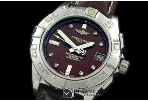 BLGT10004 Galactic 36 Ladies SS/LE Brown Jap Qtz