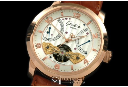 GL01016 Panomatic Calendar Reserve Tourbillon RG/LE White