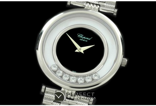 CPHD10002 Happy Sports Diamonds Ladies SS Black/White Swiss Qtz