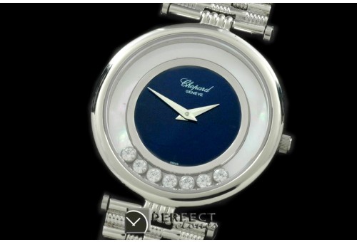 CPHD10001 Happy Sports Diamonds Ladies SS Blue/White Swiss Qtz