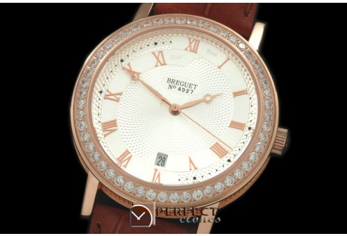 BR00216D Classique Automatic 4972 RG/LE/Diam White Asian Eta 282