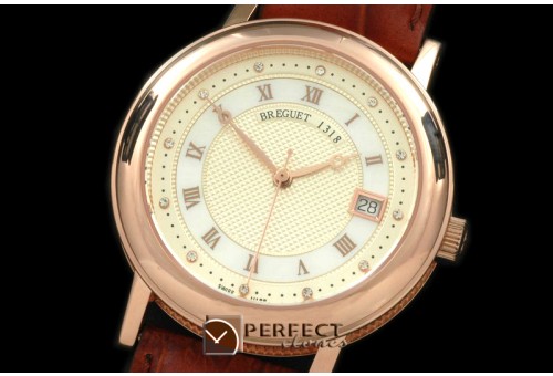 BR00206 Classique Automatic 1318 RG/LE Cream Asian Eta 2824