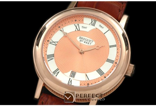 BR00218 Classique Automatic 4972 RG/LE Salmon Asian Eta 2824