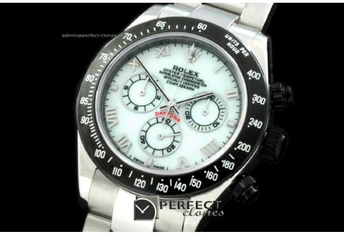RLDPX10016 SS/PVD MOP White Roman Asia 7750 Running Secs @ 6.00