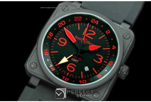 BO-019316 BR01-93 GMT PVD/RU Black/Red Num Asian 2813 21J
